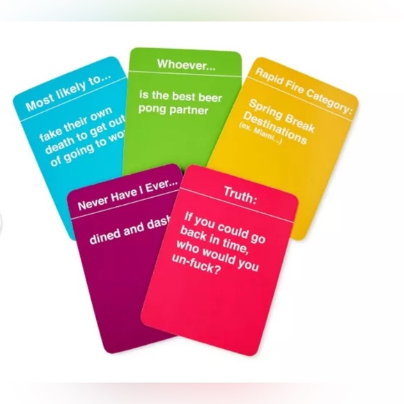 NIB For The Girls Adult Party Game 400 Cards 1 Die - Picture 7 of 7